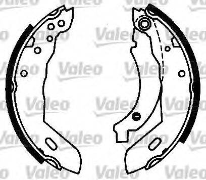 VALEO 554688 Комплект гальмівних колодок