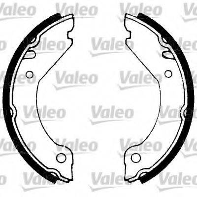 VALEO 562765 Комплект гальмівних колодок, стоянкова гальмівна система