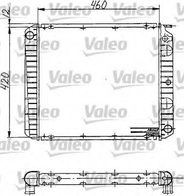 VALEO 810968 Радіатор, охолодження двигуна