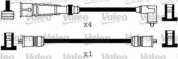 VALEO 346581 Комплект дротів запалювання