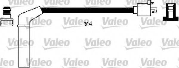 VALEO 346438 Комплект дротів запалювання