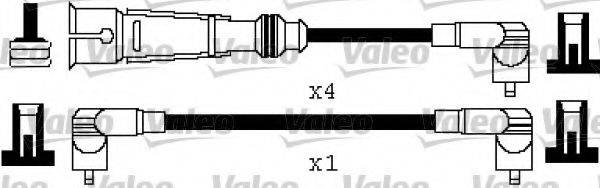 VALEO 346416 Комплект дротів запалювання