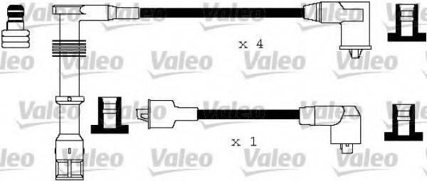 VALEO 346152 Комплект дротів запалювання