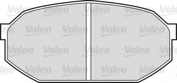 VALEO 551672 Комплект гальмівних колодок, дискове гальмо