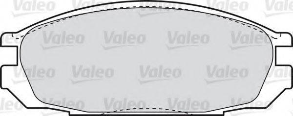 VALEO 598851 Комплект гальмівних колодок, дискове гальмо