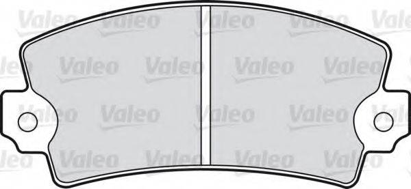 VALEO 540315 Комплект гальмівних колодок, дискове гальмо