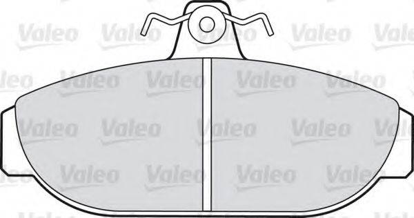 VALEO 540414 Комплект гальмівних колодок, дискове гальмо