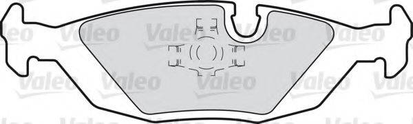 VALEO 598291 Комплект гальмівних колодок, дискове гальмо