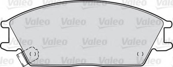 VALEO 551689 Комплект гальмівних колодок, дискове гальмо