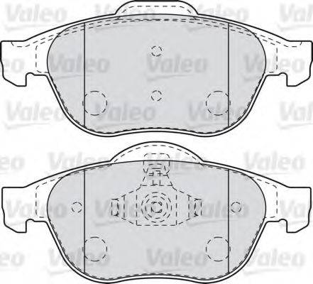 VALEO 598993 Комплект гальмівних колодок, дискове гальмо