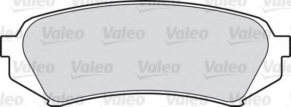 VALEO 598865 Комплект гальмівних колодок, дискове гальмо