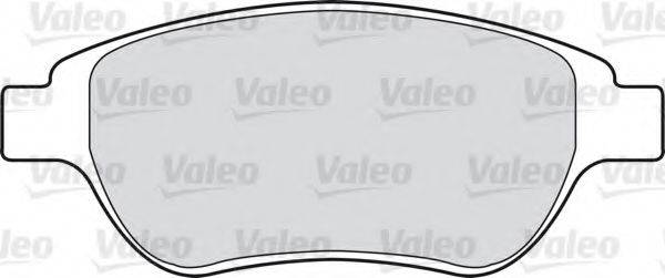 VALEO 598465 Комплект гальмівних колодок, дискове гальмо