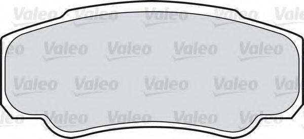 VALEO 598570 Комплект гальмівних колодок, дискове гальмо