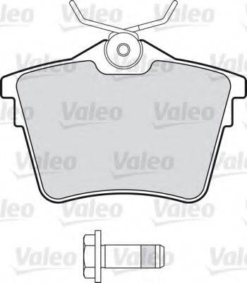 VALEO 598664 Комплект гальмівних колодок, дискове гальмо