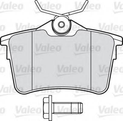 VALEO 601042 Комплект гальмівних колодок, дискове гальмо