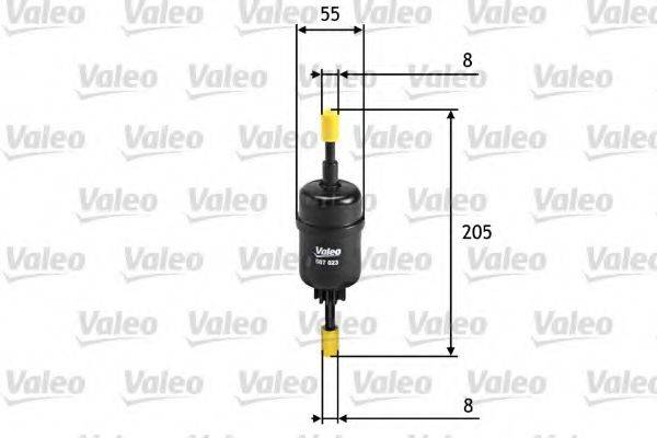 VALEO 587023 Паливний фільтр