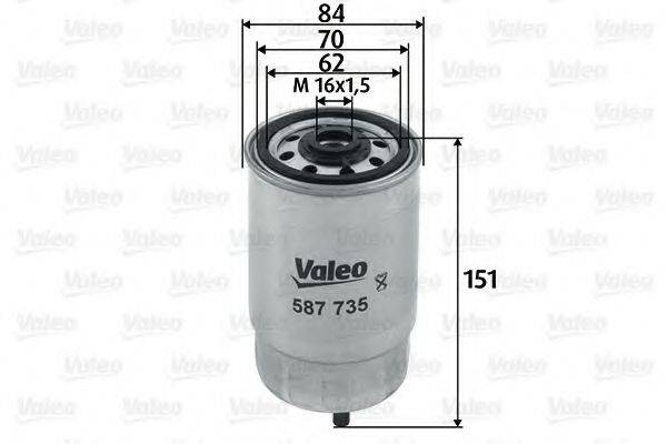 VALEO 587735 Паливний фільтр