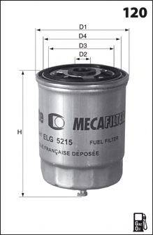 MECAFILTER ELG5266 Паливний фільтр