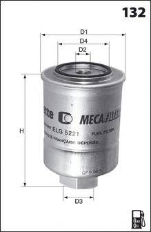 MECAFILTER ELG5360 Паливний фільтр