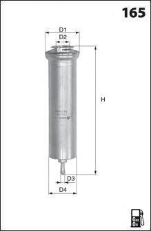 MECAFILTER ELG5432 Паливний фільтр