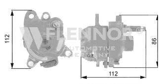 FLENNOR FS27911 Натяжний ролик, полікліновий ремінь