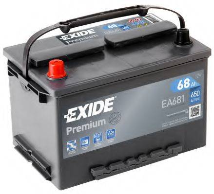 EXIDE EA681 Стартерна акумуляторна батарея; Стартерна акумуляторна батарея