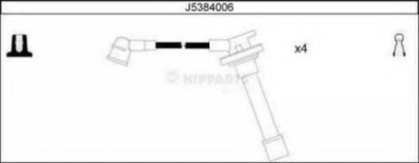 NIPPARTS J5384006 Комплект дротів запалювання