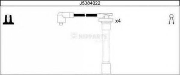 NIPPARTS J5384022 Комплект дротів запалювання