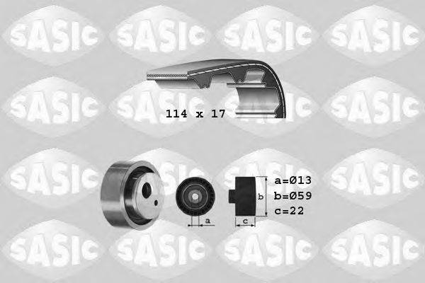 SASIC 1750024 Комплект ременя ГРМ
