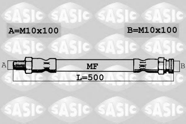 SASIC 6600017 Гальмівний шланг