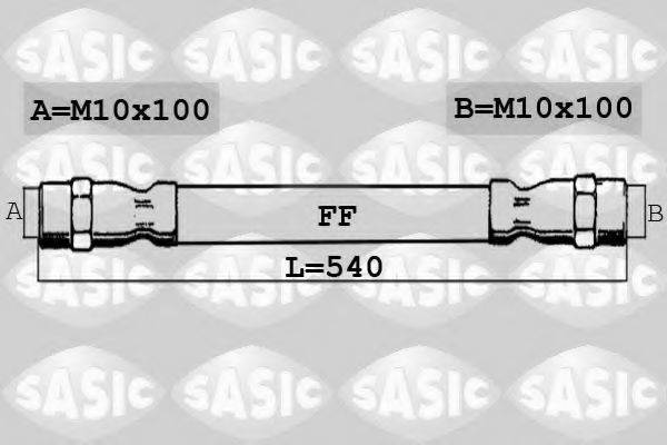 SASIC 6606150 Гальмівний шланг
