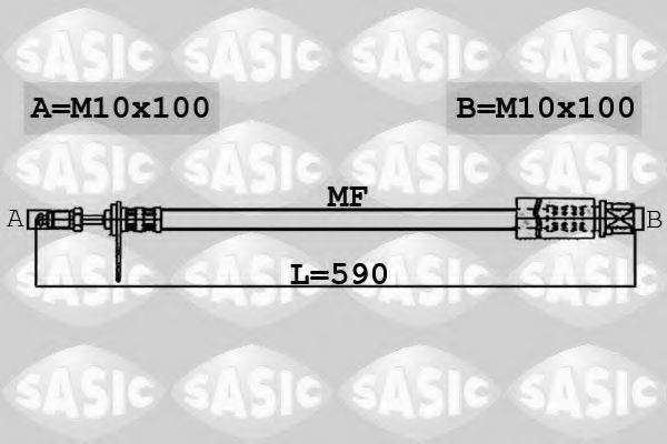 SASIC 6606148 Гальмівний шланг