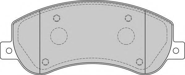 DURON DBP241928 Комплект гальмівних колодок, дискове гальмо