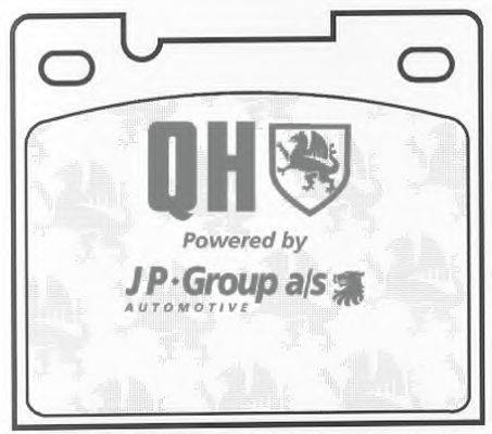 JP GROUP 4963700619 Комплект гальмівних колодок, дискове гальмо