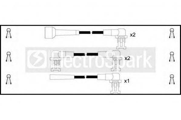 STANDARD OEK141 Комплект дротів запалювання