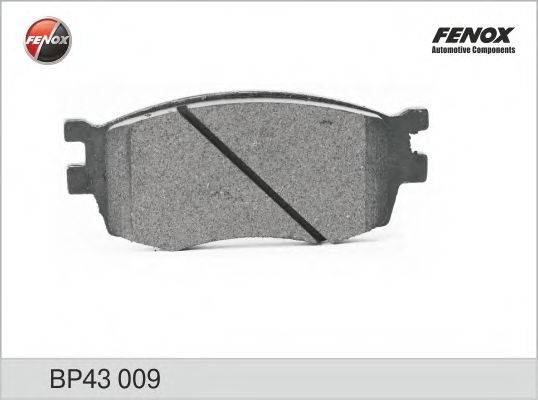 FENOX BP43009 Комплект гальмівних колодок, дискове гальмо