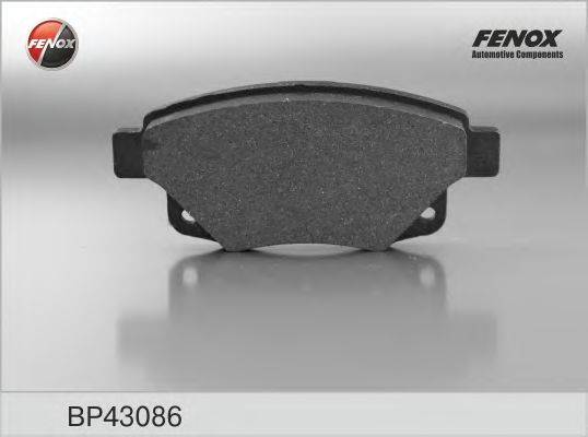 FENOX BP43086 Комплект гальмівних колодок, дискове гальмо