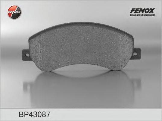 FENOX BP43087 Комплект гальмівних колодок, дискове гальмо