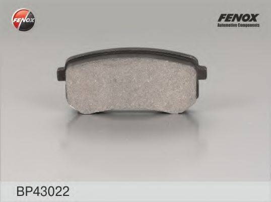 FENOX BP43022 Комплект гальмівних колодок, дискове гальмо