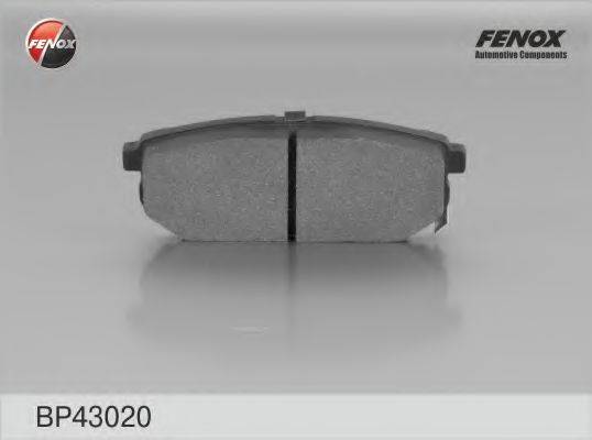FENOX BP43020 Комплект гальмівних колодок, дискове гальмо