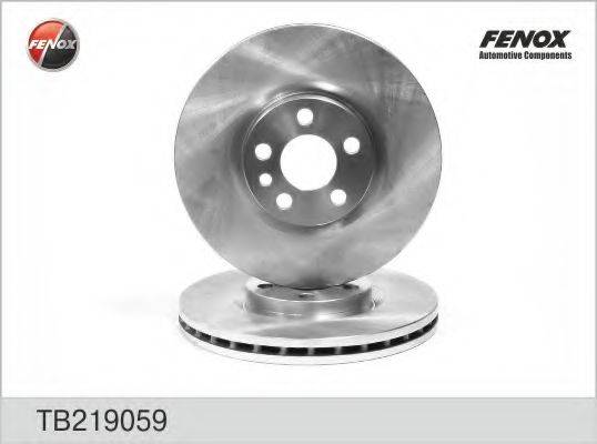 FENOX TB219059 гальмівний диск