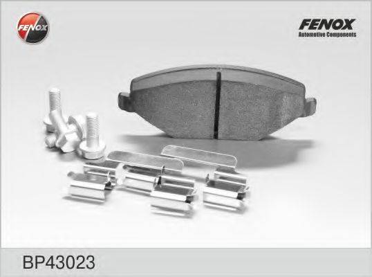 FENOX BP43023 Комплект гальмівних колодок, дискове гальмо