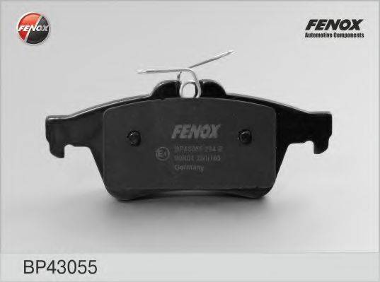 FENOX BP43055 Комплект гальмівних колодок, дискове гальмо