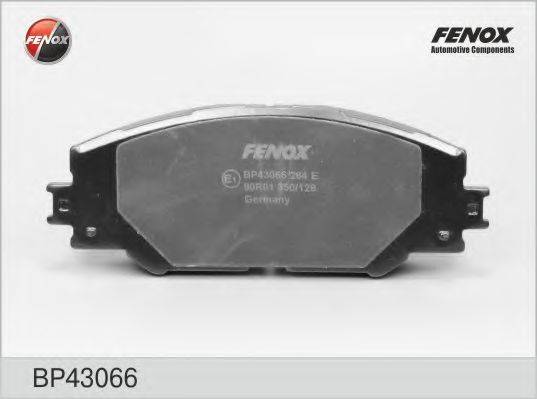 FENOX BP43066 Комплект гальмівних колодок, дискове гальмо
