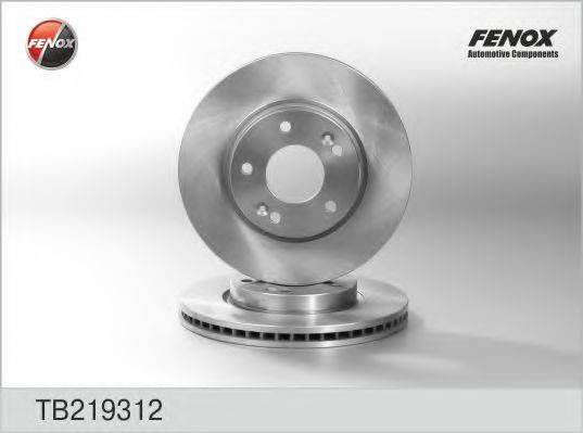FENOX TB219312 гальмівний диск