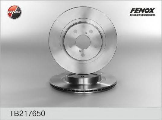 FENOX TB217650 гальмівний диск