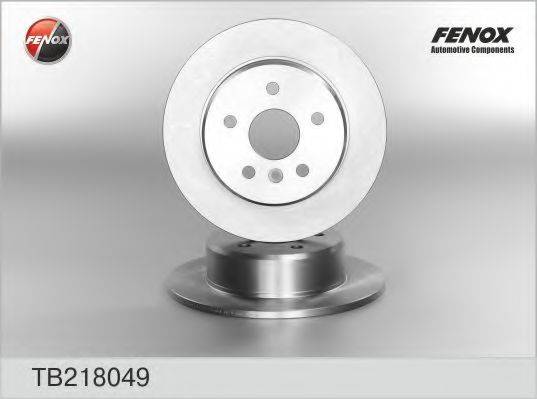 FENOX TB218049 гальмівний диск