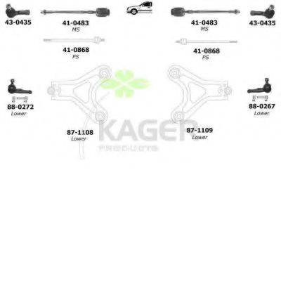KAGER 800579 Підвіска колеса