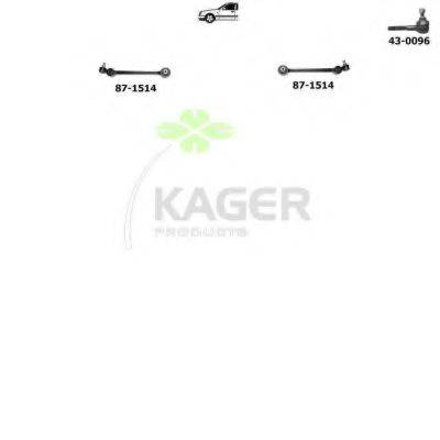 KAGER 801023 Підвіска колеса