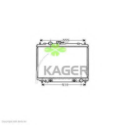 KAGER 310697 Радіатор, охолодження двигуна